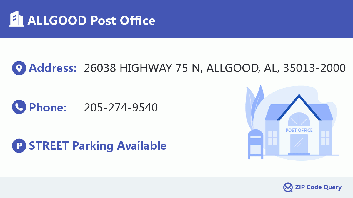 Post Office:ALLGOOD