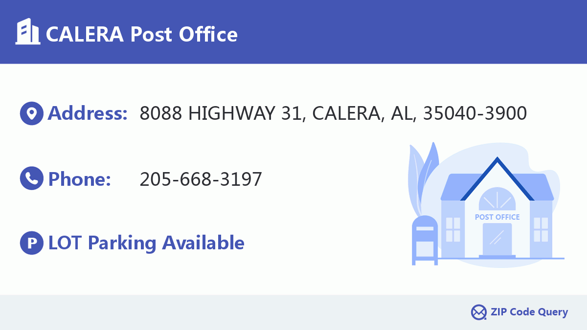 Post Office:CALERA