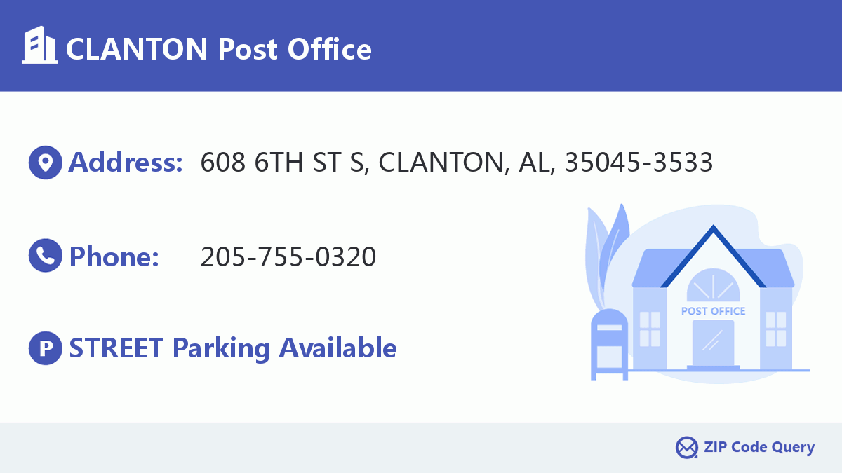 Post Office:CLANTON