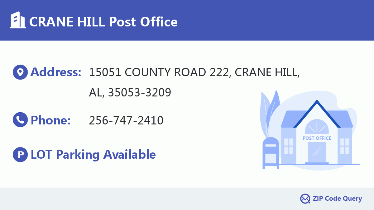 Post Office:CRANE HILL