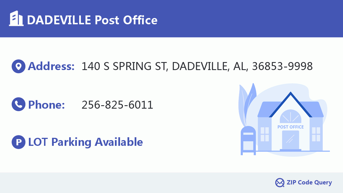 Post Office:DADEVILLE