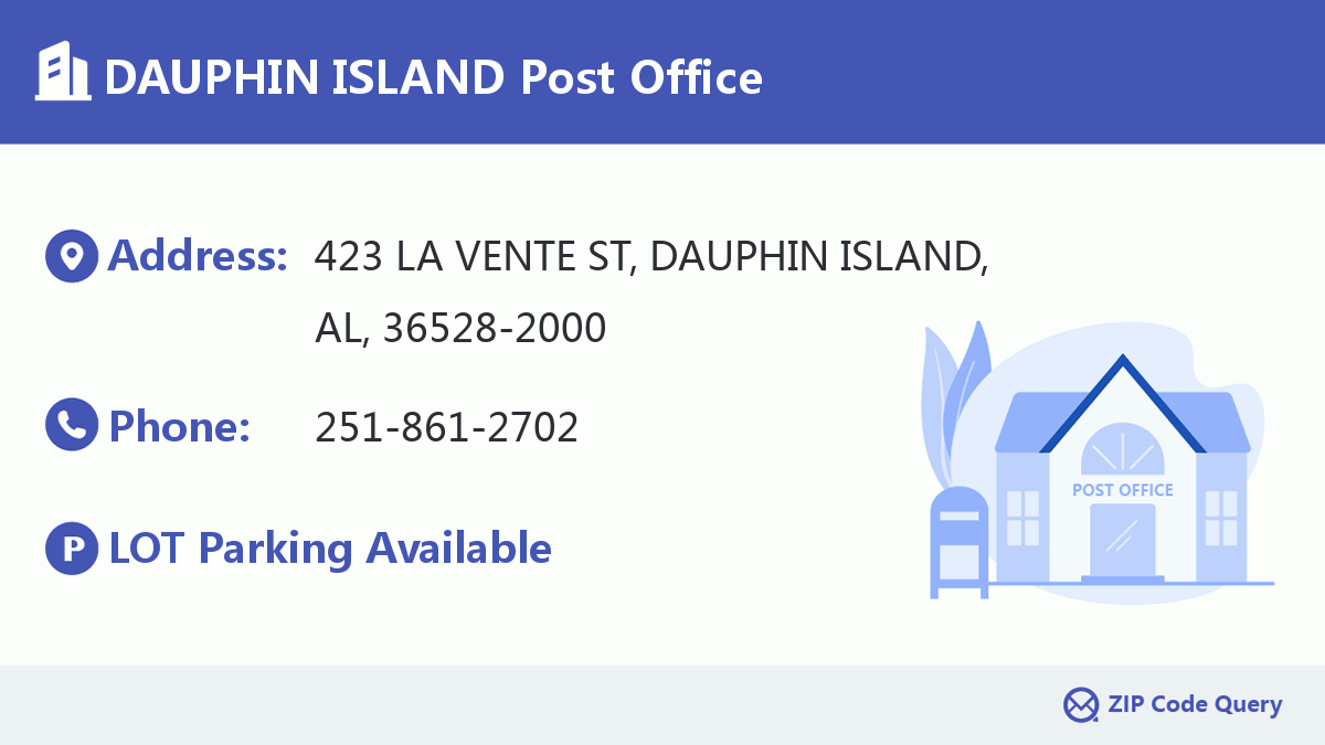 Post Office:DAUPHIN ISLAND