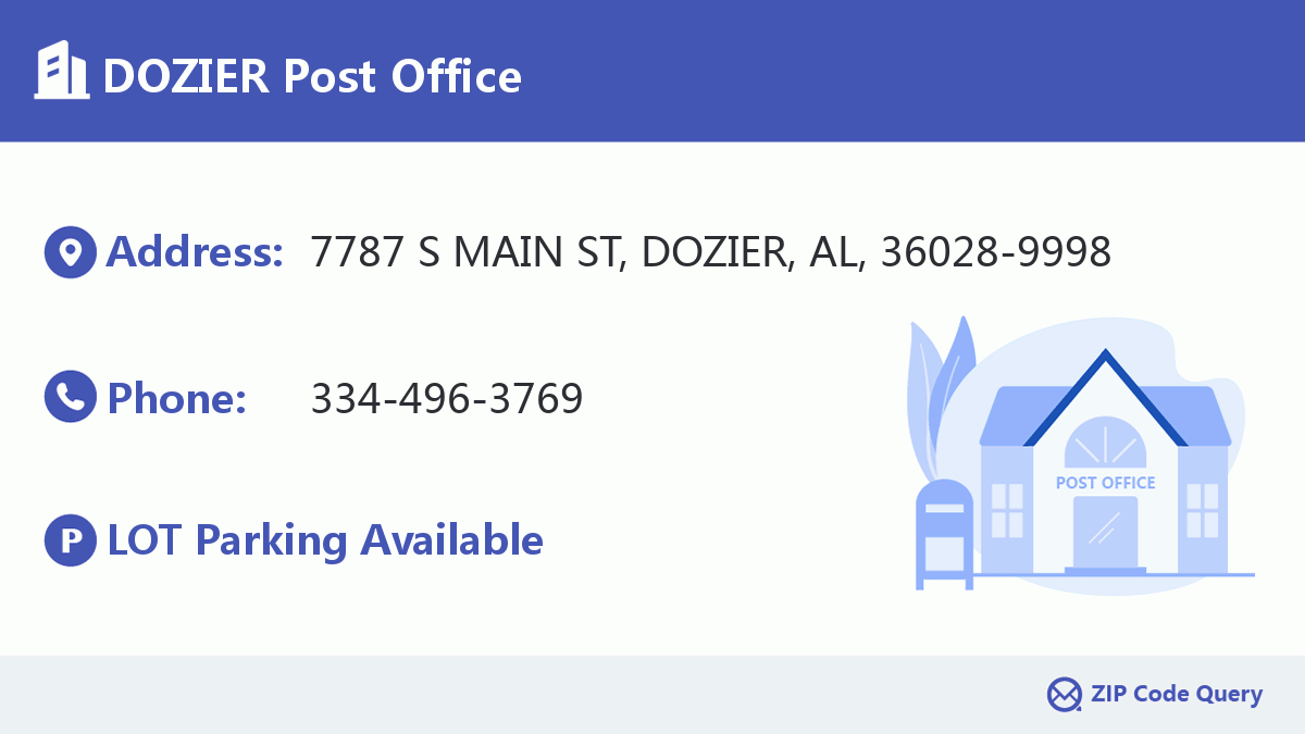 Post Office:DOZIER