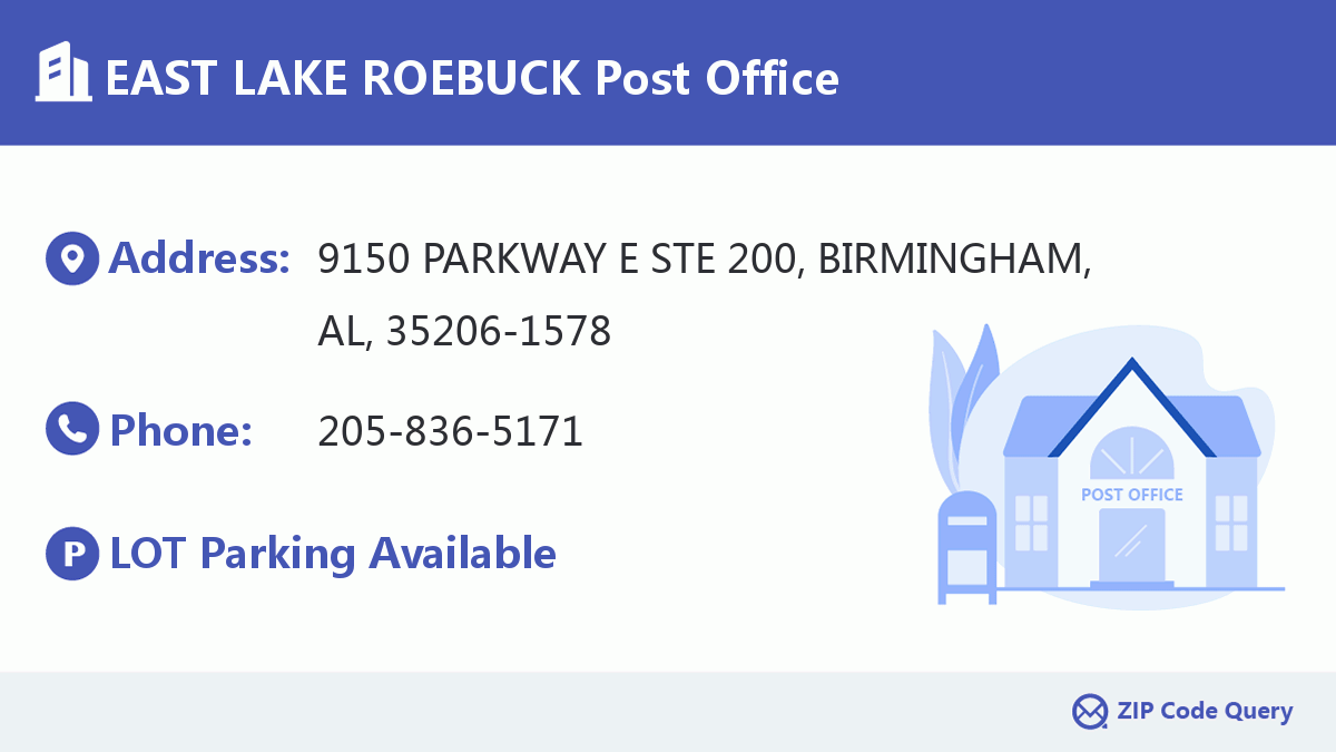 Post Office:EAST LAKE ROEBUCK