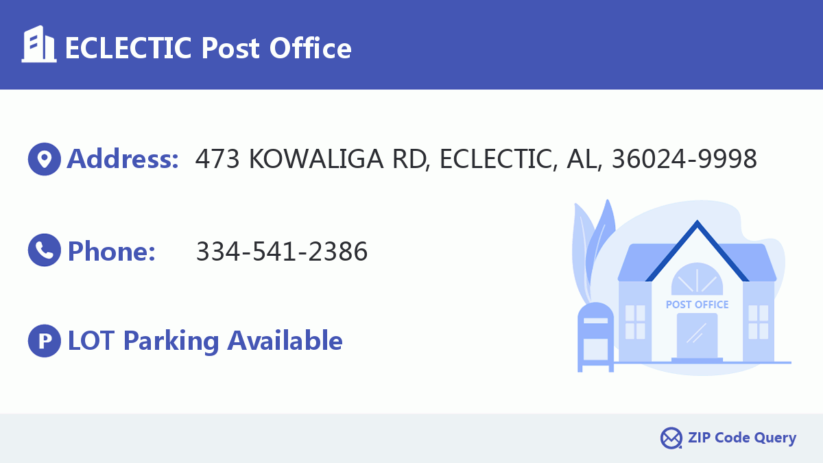 Post Office:ECLECTIC