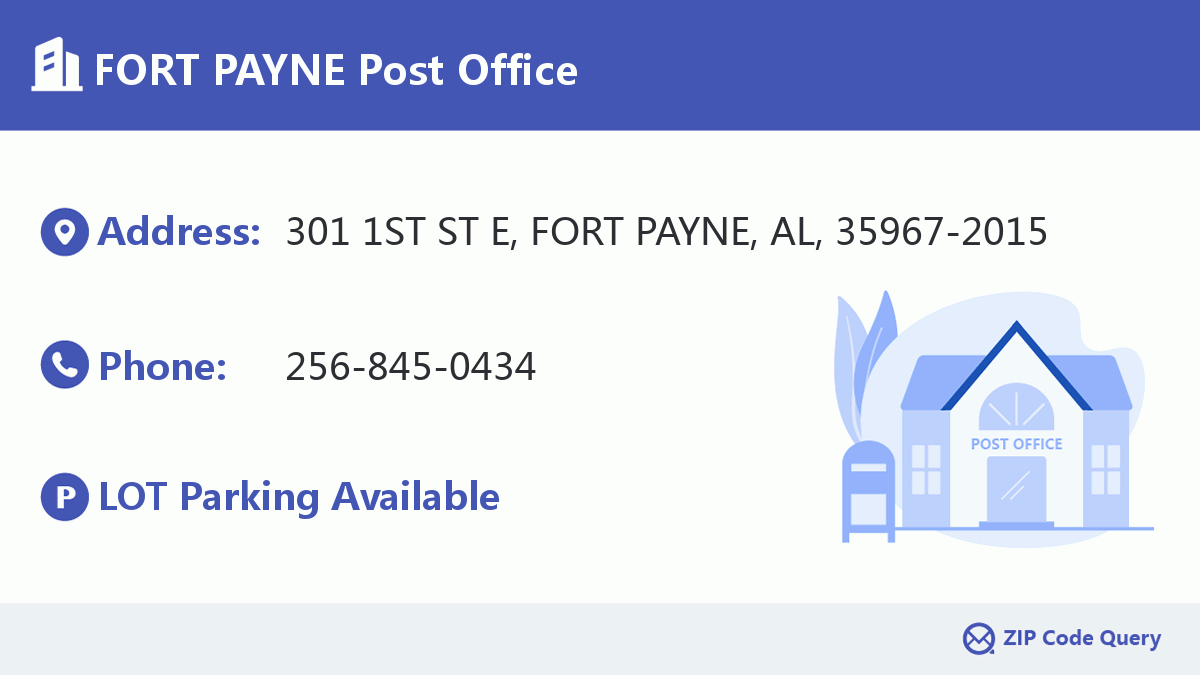 Post Office:FORT PAYNE