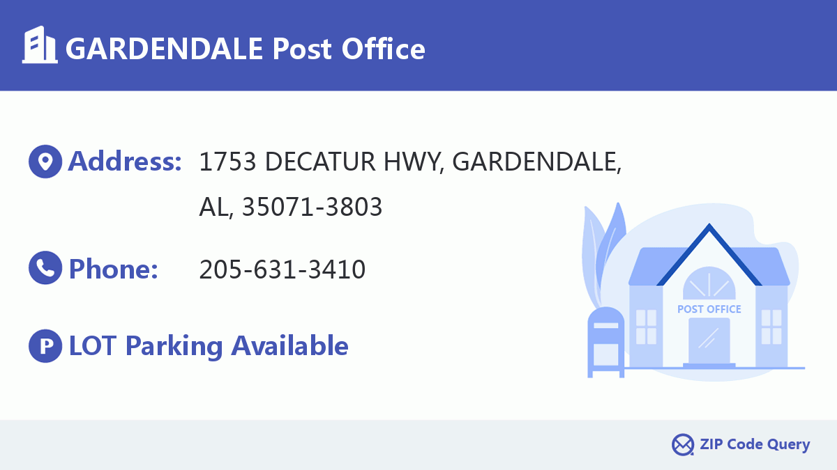 Post Office:GARDENDALE