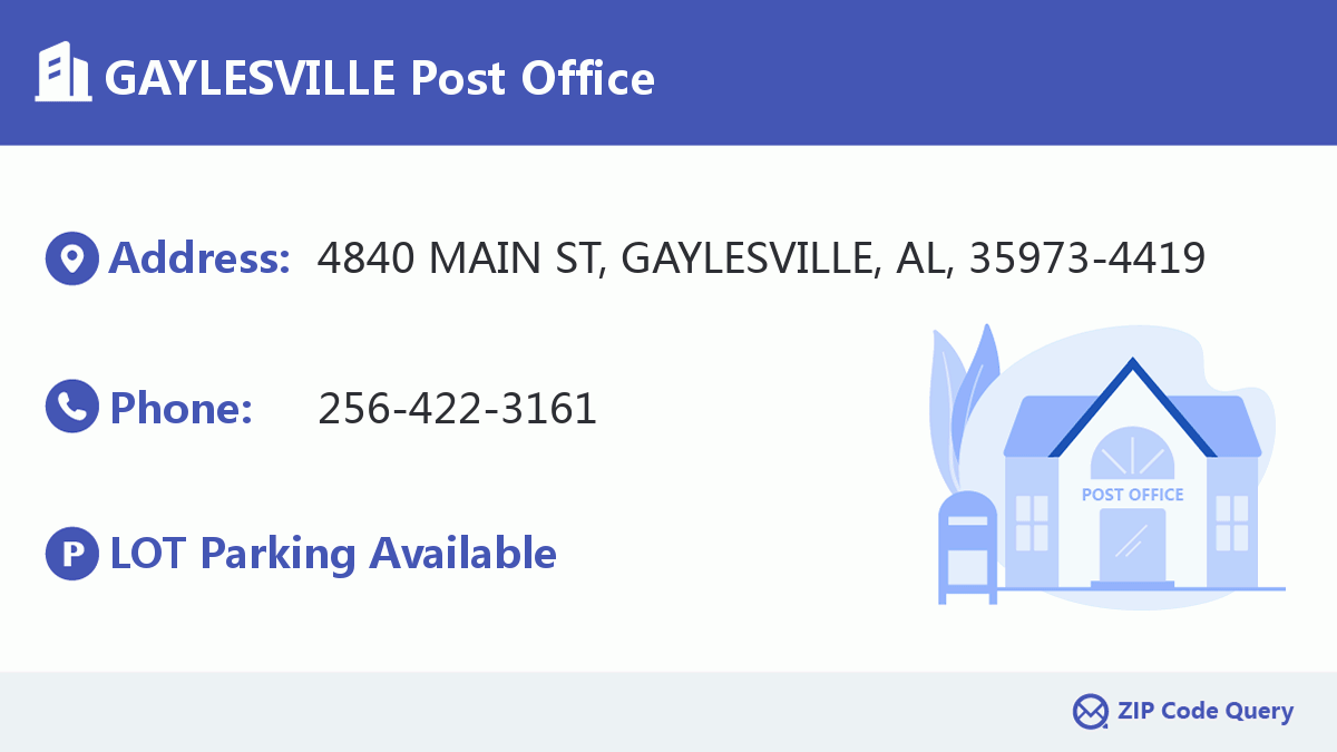 Post Office:GAYLESVILLE