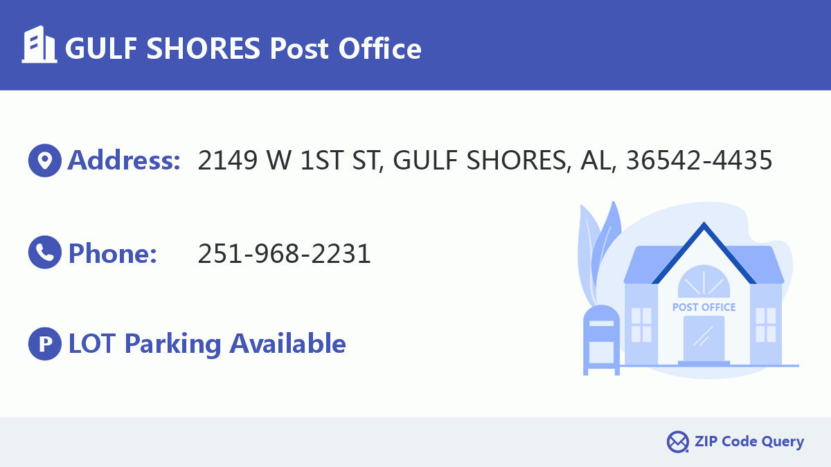 Post Office:GULF SHORES