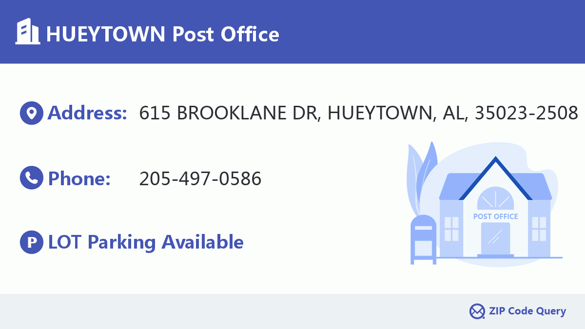 Post Office:HUEYTOWN