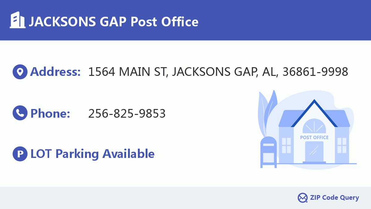 Post Office:JACKSONS GAP