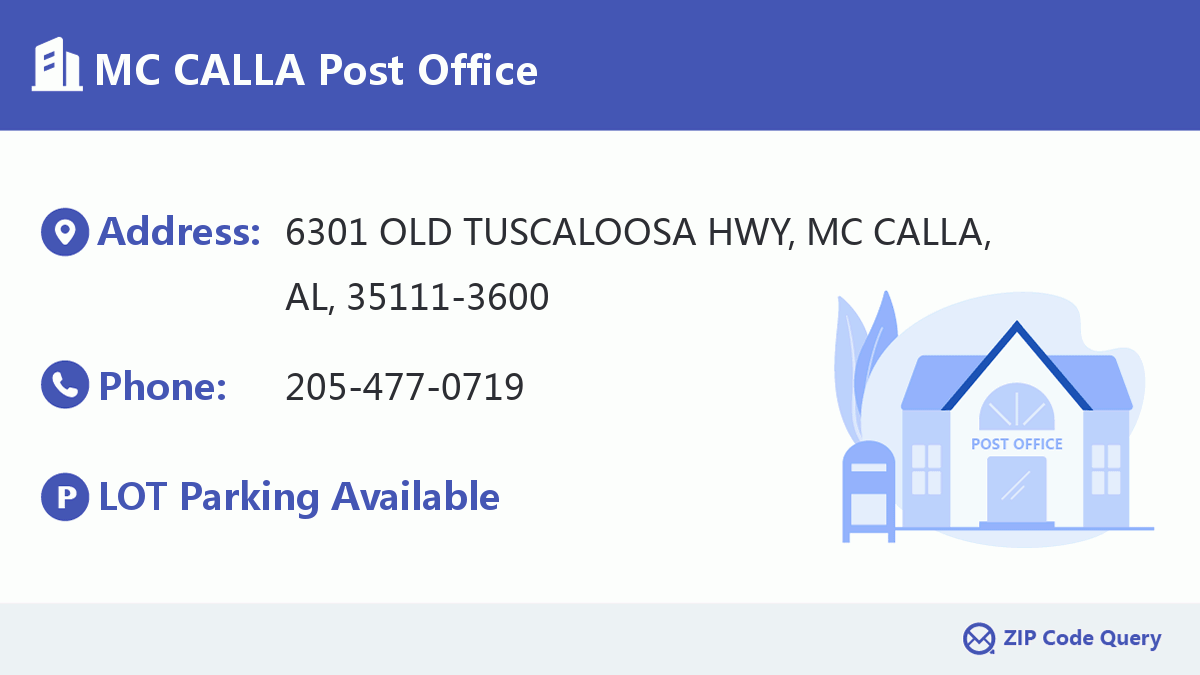 Post Office:MC CALLA