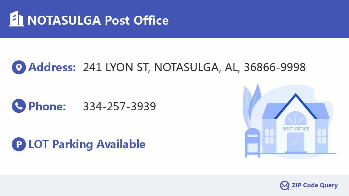 Post Office:NOTASULGA