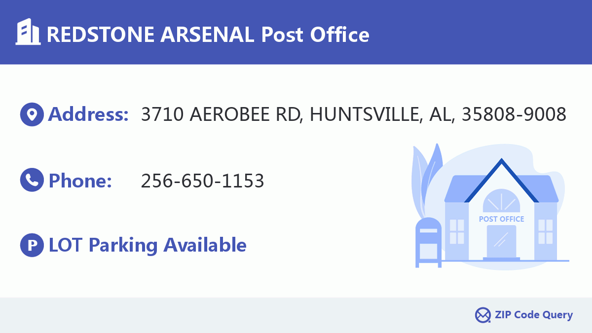 Post Office:REDSTONE ARSENAL