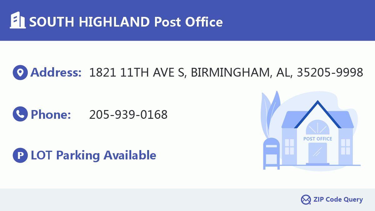 Post Office:SOUTH HIGHLAND